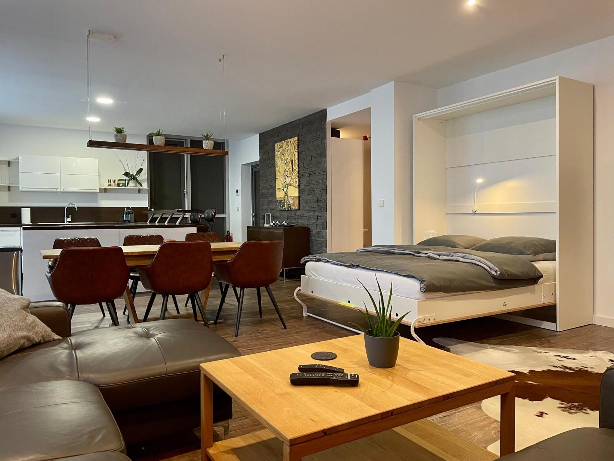 Waldstrassenviertel Loft Terrasse, Redbull Arena Apartment